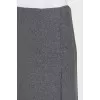 A-line midi skirt