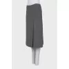 A-line midi skirt