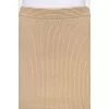 Fitted skirt with gold thread