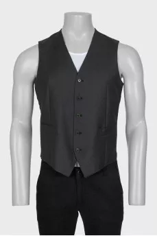 Men's green vest