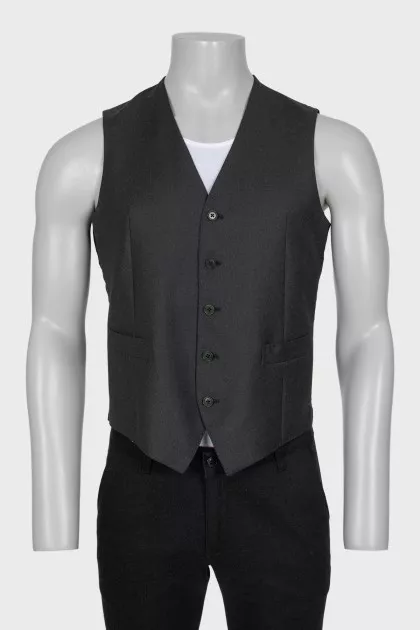 Men's green vest