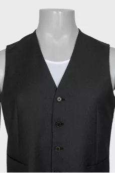 Men's green vest