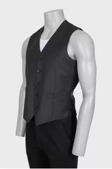 Men's green vest