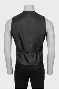 Men's green vest