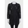 Black lace cardigan