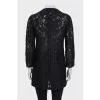 Black lace cardigan