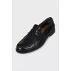 Men's black loafers