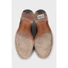 Men's black loafers