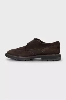 Men's suede brogues