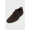Men's suede brogues