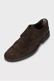 Men's suede brogues