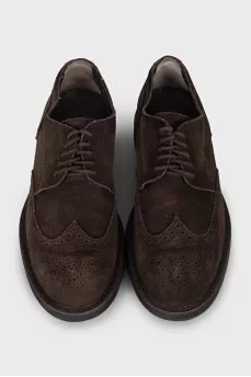 Men's suede brogues