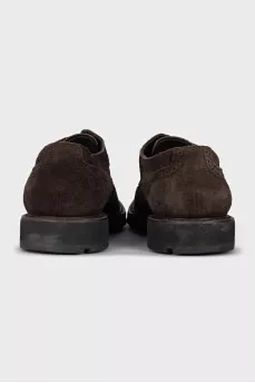 Men's suede brogues