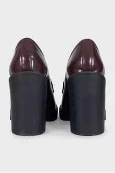 Burgundy heels