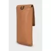 Brown phone case with strap
