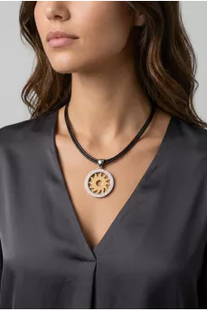 Tondo Sun Gold Pendant