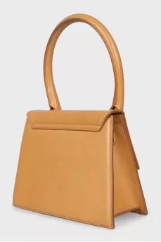 Коричнева шкіряна сумка Le Chiquito