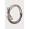 Marveille leather bag with tag