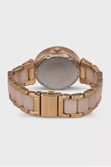 Watch decorated with rhinestones