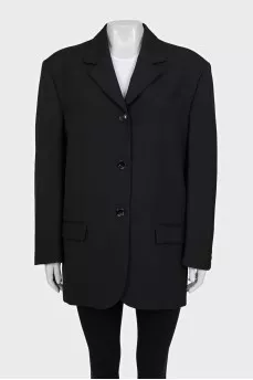 Black oversized jacket