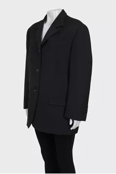 Black oversized jacket
