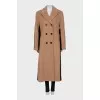 Two-tone double-breasted coat