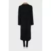 Two-tone double-breasted coat