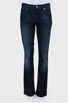 High landing jeans straight