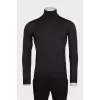Men's brown turtleneck