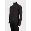Men's brown turtleneck