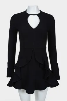 Short dress with frills