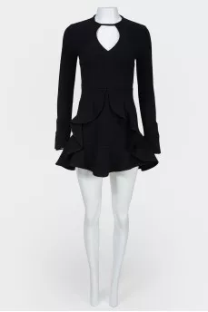 Short dress with frills