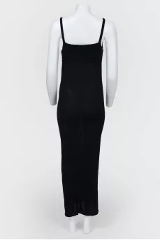 Long dress on thin straps