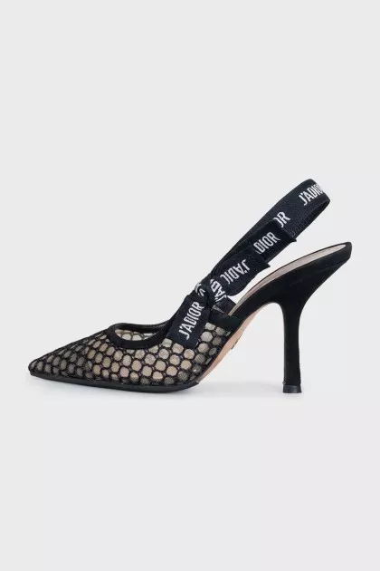 Black J'Adior slingbacks