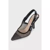 Black J'Adior slingbacks