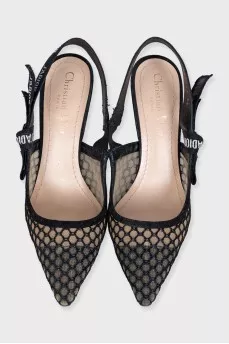 Black J'Adior slingbacks