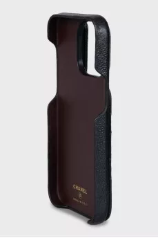 Quilted Leather Case for iPhone 15 Pro Max