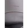 Hourglass embossed leather bag