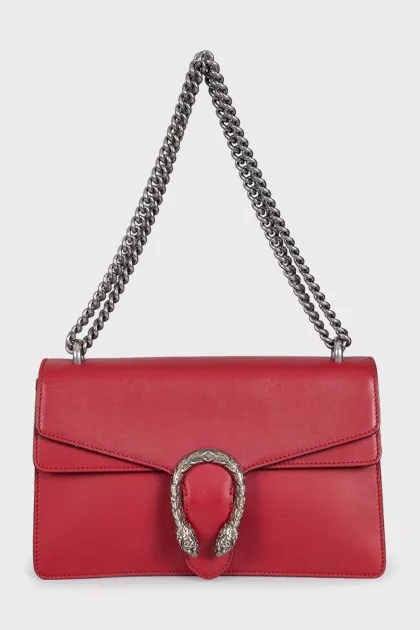 Red bag with Dionysus decor