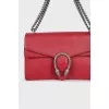 Red bag with Dionysus decor