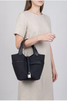 Black Picotin bag
