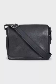 Men's rectangular leather bag