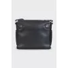 Men's rectangular leather bag
