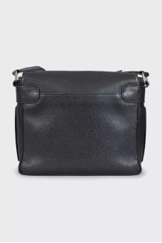 Men's rectangular leather bag