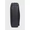 Men's rectangular leather bag