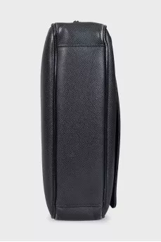 Men's rectangular leather bag