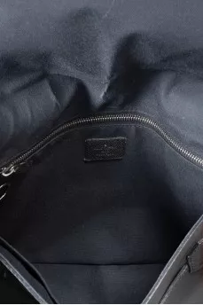 Men's rectangular leather bag