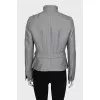 Silver fitted jacket
