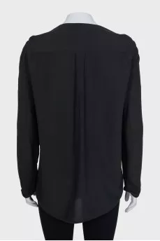 Loose green cardigan with a zipper