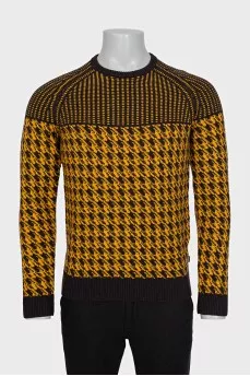 Men's wool sweater with tag